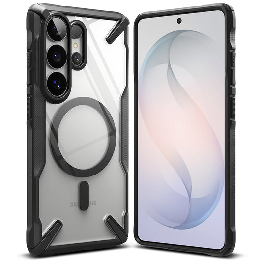 Custodia MagSafe per Samsung Galaxy S26 Ultra, Ringke, Fusion X, Nera