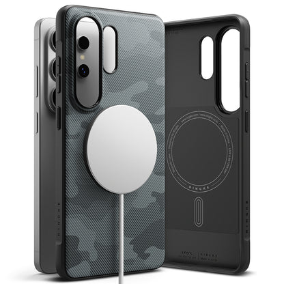 Custodia MagSafe per Samsung Galaxy S26 Ultra S948, Ringke, Onyx, Camuffamento