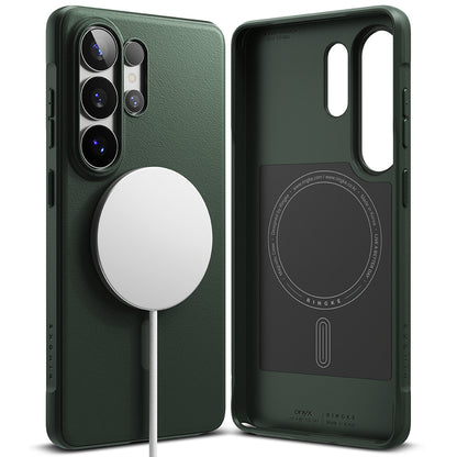 Custodia MagSafe per Samsung Galaxy S26 Ultra, Ringke, Onyx, Verde Scuro