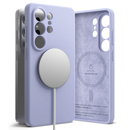 Custodia MagSafe per Samsung Galaxy S26 Ultra S948, Ringke, Silicone, Viola