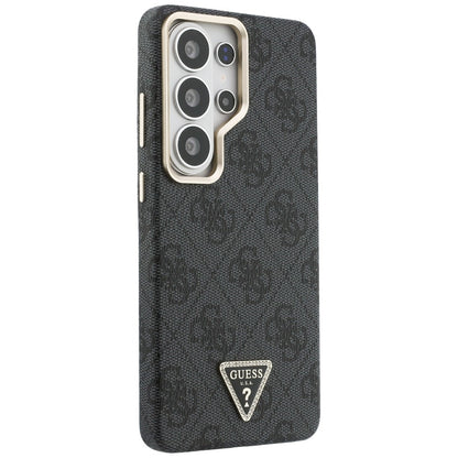 Custodia MagSafe per Samsung Galaxy S26 Ultra S948, Guess, Logo Triangolo 4G, Nera