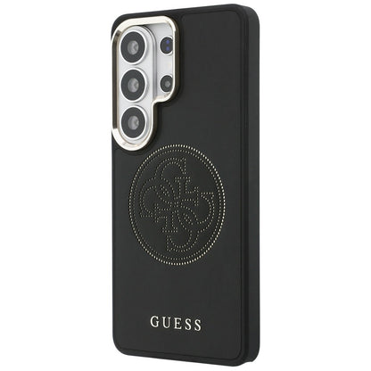 MagSafe Case for Samsung Galaxy S26 Ultra S948, Guess, Perforated Logo, Black