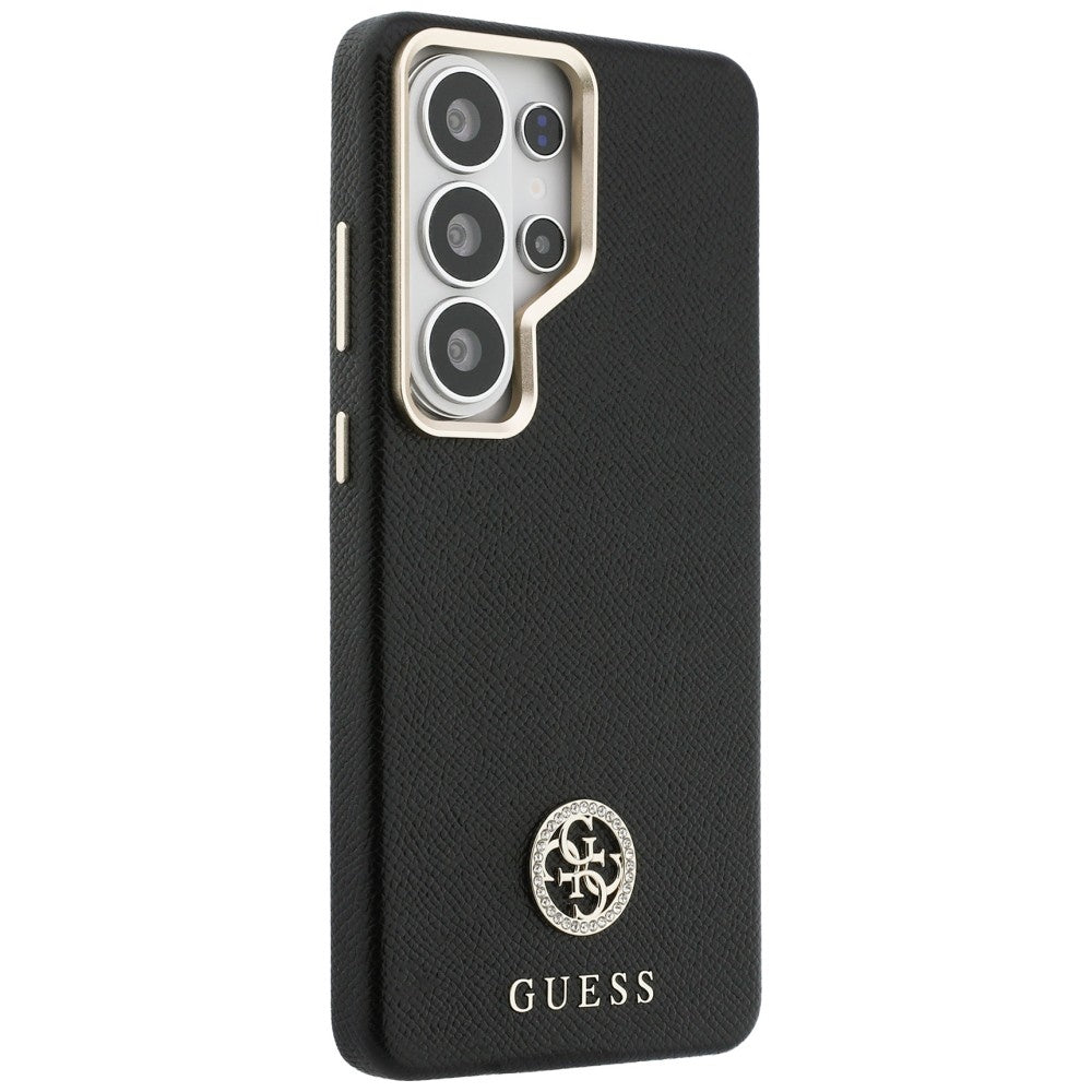 Custodia MagSafe per Samsung Galaxy S26 Ultra S948, Guess, Rhinestone Round Logo, Nera