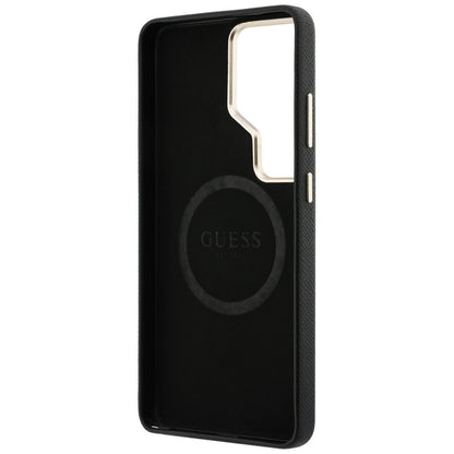 Custodia MagSafe per Samsung Galaxy S26 Ultra S948, Guess, Rhinestone Round Logo, Nera