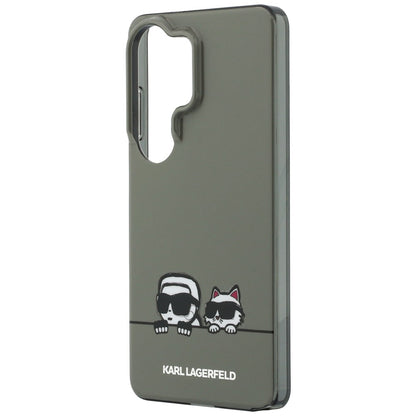 Custodia MagSafe per Samsung Galaxy S26 Ultra S948, Karl Lagerfeld, IML Karl & Choupette Peekaboo Logo, Nera