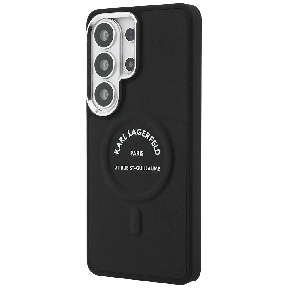 Custodia MagSafe per Samsung Galaxy S26 Ultra S948, Karl Lagerfeld, Karl RSG Logo, Nera