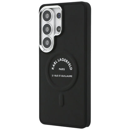 Custodia MagSafe per Samsung Galaxy S26 Ultra S948, Karl Lagerfeld, Karl RSG Logo, Nera