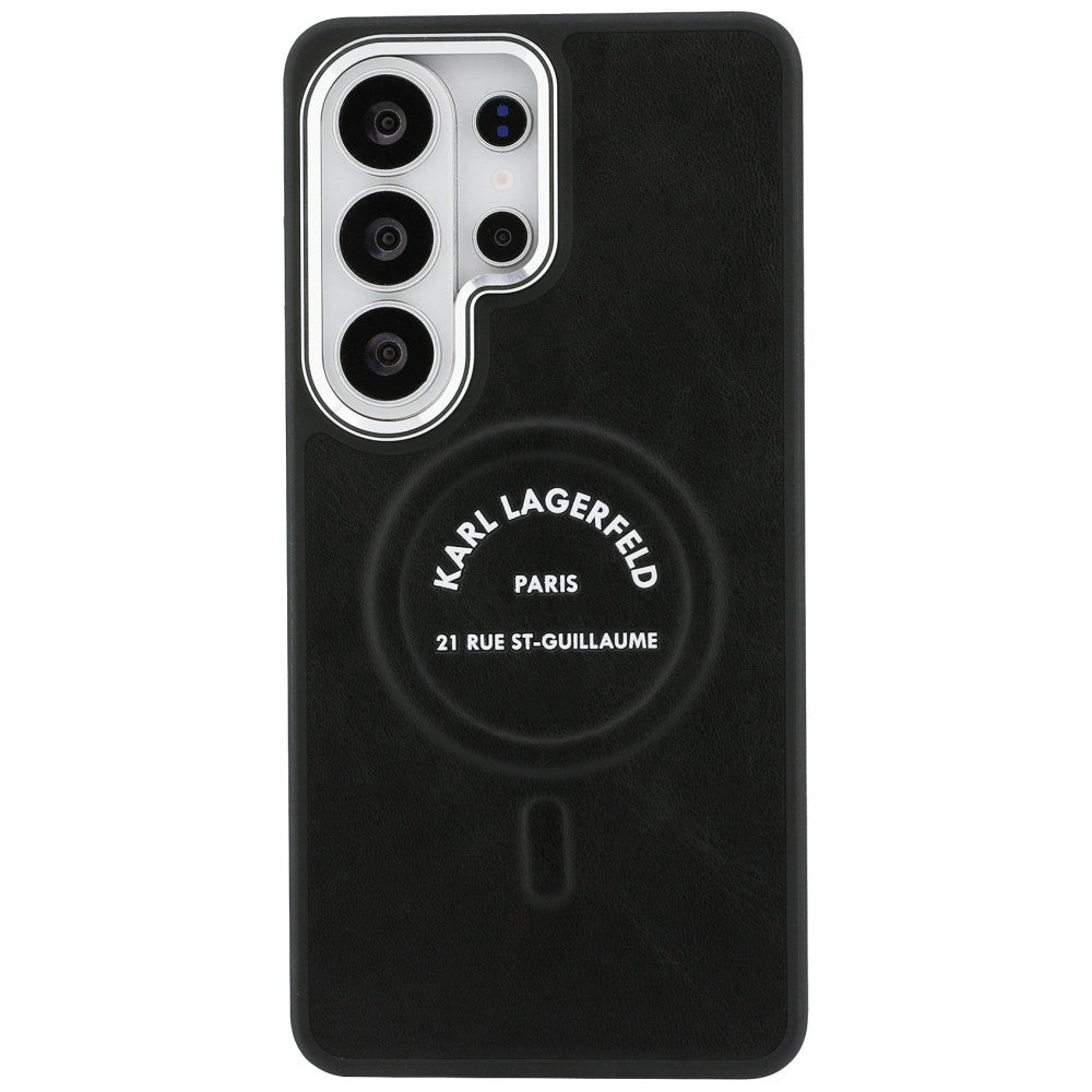 Custodia MagSafe per Samsung Galaxy S26 Ultra S948, Karl Lagerfeld, Karl RSG Logo, Nera