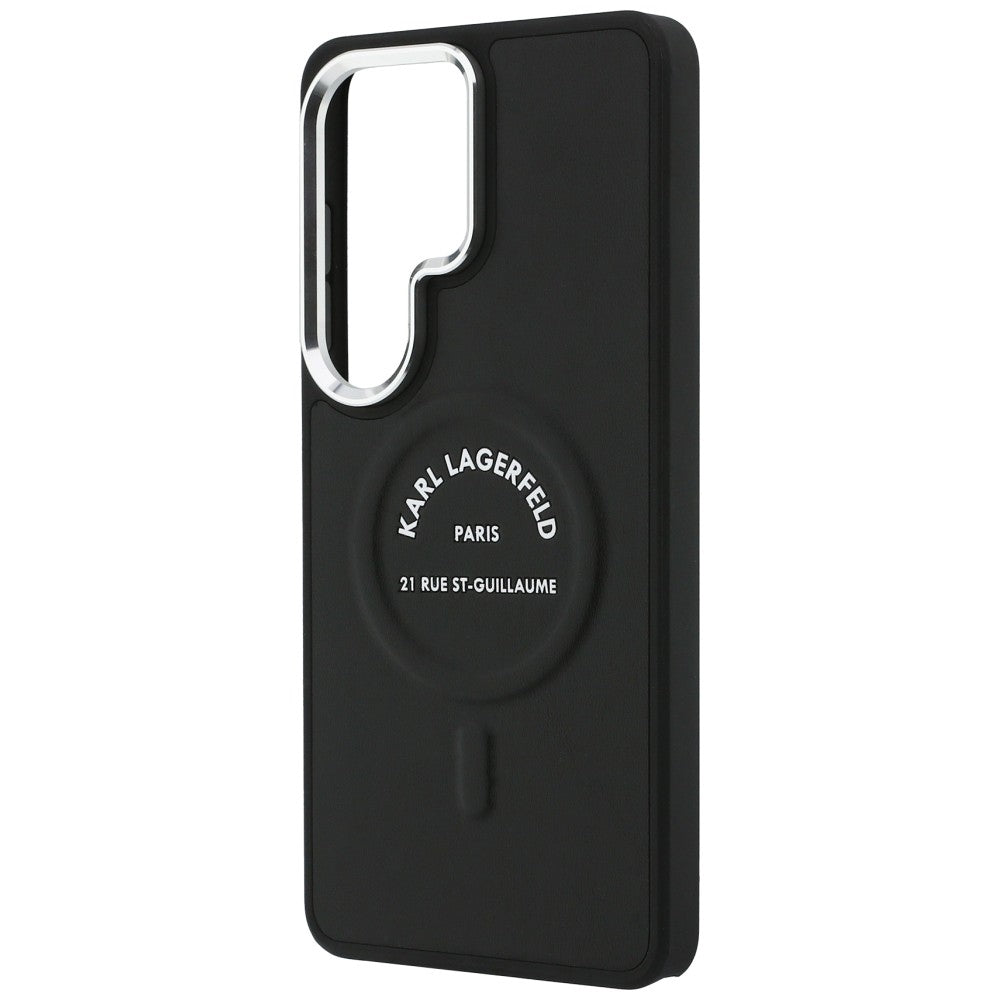 Custodia MagSafe per Samsung Galaxy S26 Ultra S948, Karl Lagerfeld, Karl RSG Logo, Nera