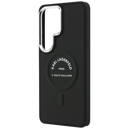Custodia MagSafe per Samsung Galaxy S26 Ultra S948, Karl Lagerfeld, Karl RSG Logo, Nera