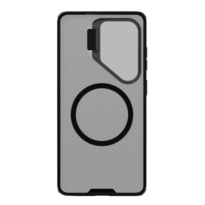 Custodia MagSafe per Samsung Galaxy S26 Ultra S948, Nillkin, CamShield Prop, Nero Trasparente
