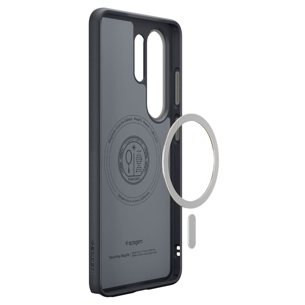 Custodia MagSafe per Samsung Galaxy S26 Ultra S948, Spigen, Caseology Nano Pop, Nera