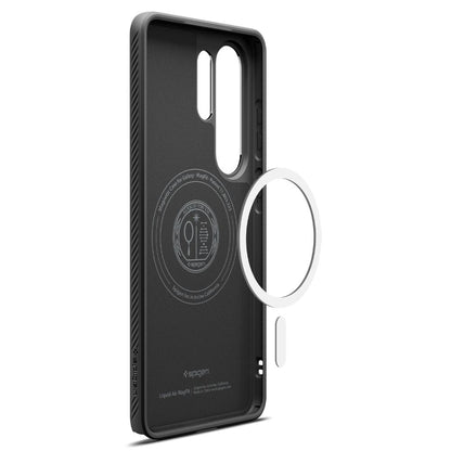 Custodia MagSafe per Samsung Galaxy S26 Ultra S948, Spigen, Liquid Air, Nera Opaca ACS10674
