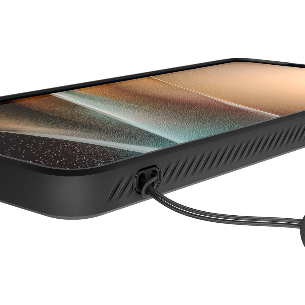 Custodia MagSafe per Samsung Galaxy S26 Ultra S948, Spigen, Liquid Air, Nera Opaca ACS10674