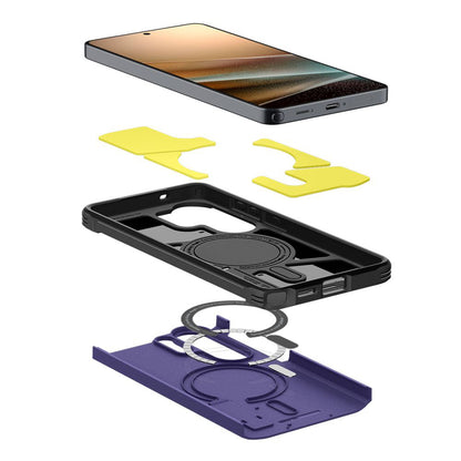Custodia MagSafe per Samsung Galaxy S26 Ultra S948, Spigen, Tough Armor, Viola ACS11209