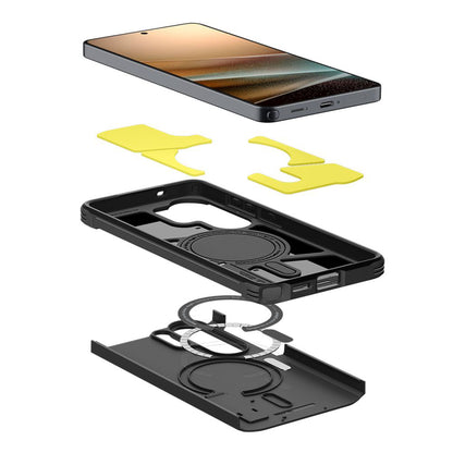 Custodia MagSafe per Samsung Galaxy S26 Ultra S948, Spigen, Tough Armor, Nera ACS10684