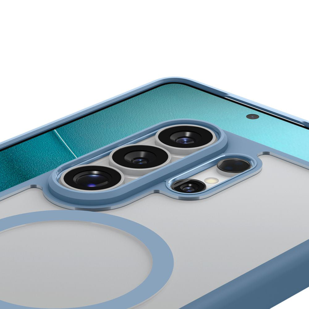 Custodia MagSafe per Samsung Galaxy S26 Ultra S948, Spigen, Ultra Hybrid, Blu ACS11207