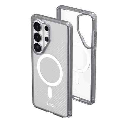 Custodia MagSafe per Samsung Galaxy S26 Ultra S948, Urban Armor Gear, Dot, Trasparente Grigia