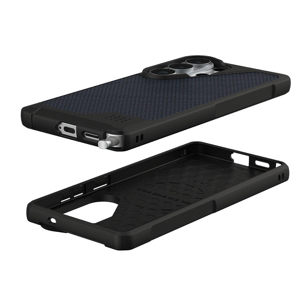 Custodia MagSafe per Samsung Galaxy S26 Ultra S948, Urban Armor Gear, Metropolis LT Kevlar, Blu Navy