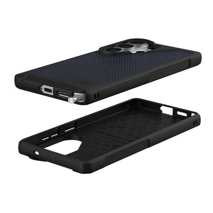Custodia MagSafe per Samsung Galaxy S26 Ultra S948, Urban Armor Gear, Metropolis LT Kevlar, Blu Navy