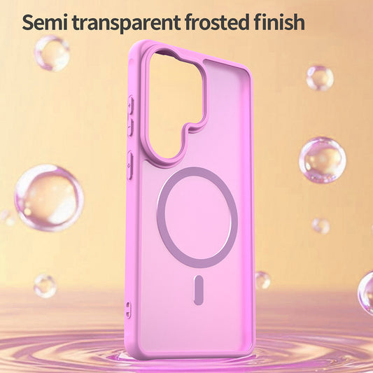 Custodia MagSafe per Samsung Galaxy S26 Ultra, Techsuit, HaloFrost II, Rosa