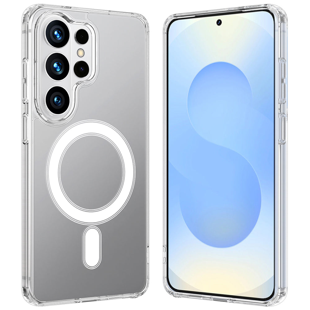 Custodia MagSafe per Samsung Galaxy S26 Ultra, Techsuit, Pro, Trasparente