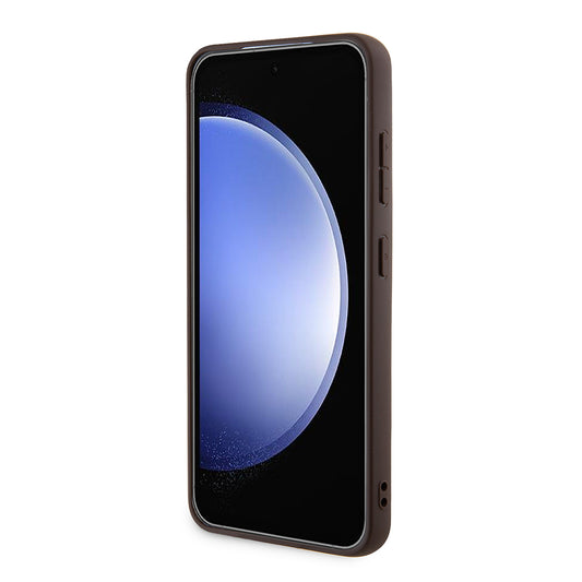 Custodia MagSafe per Samsung Galaxy Z Flip7 F766, Guess, 4G Collection, Marrone