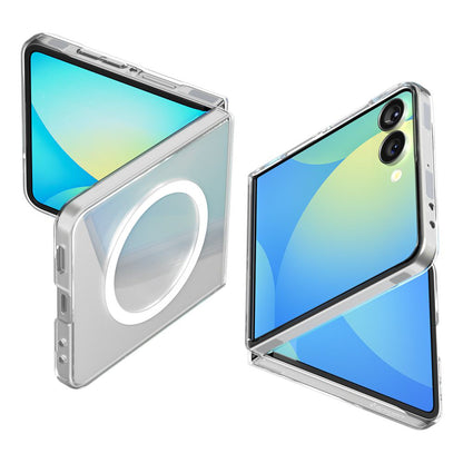 Custodia MagSafe per Samsung Galaxy Z Flip7 F766, Spigen, Air Skin, Trasparente ACS09556