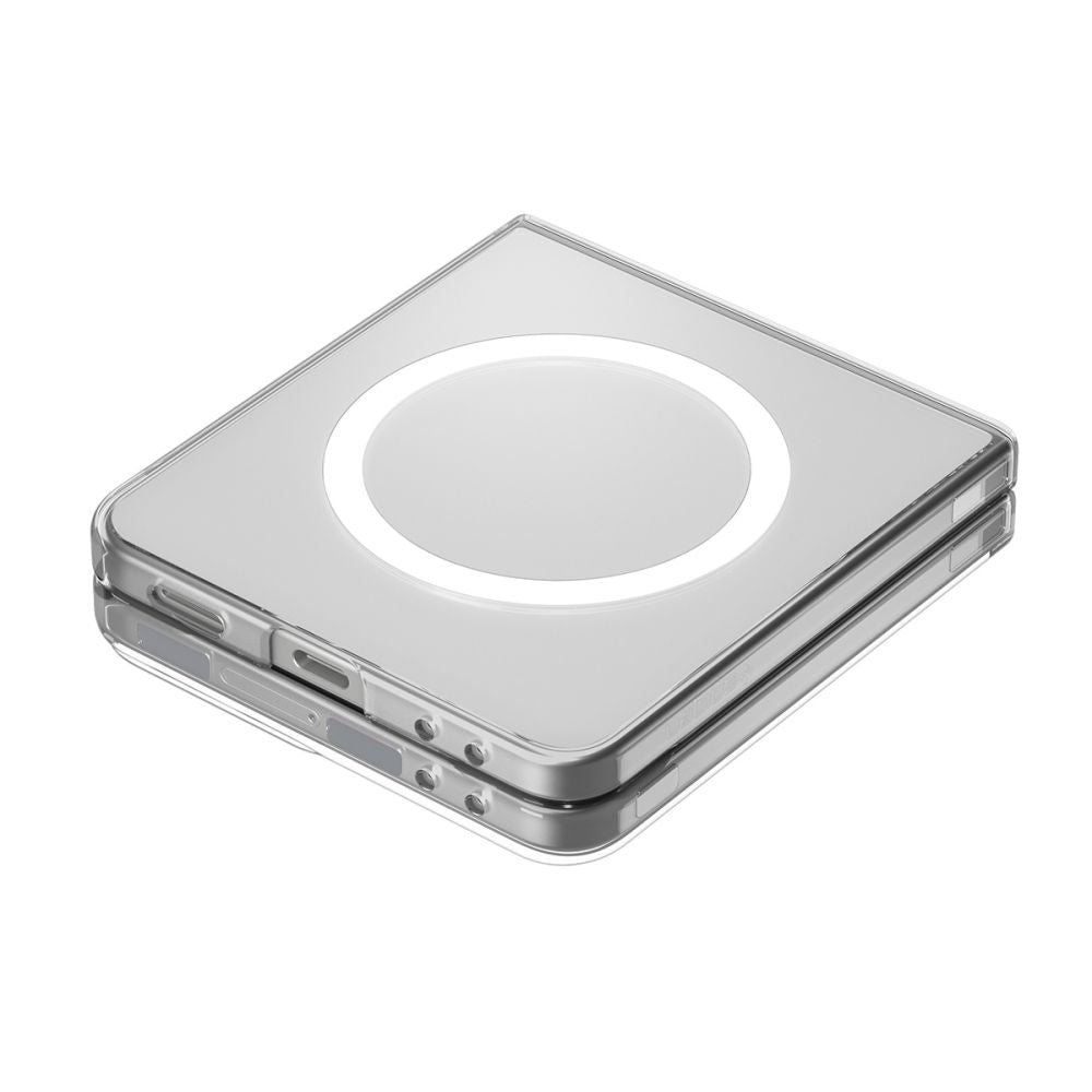 Custodia MagSafe per Samsung Galaxy Z Flip7 F766, Spigen, Air Skin, Trasparente ACS09556