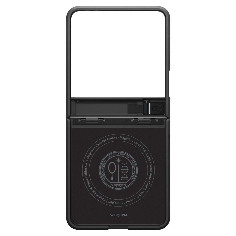 Custodia MagSafe per Samsung Galaxy Z Flip7 F766, Spigen, Tough Armor Pro, Nera ACS09561