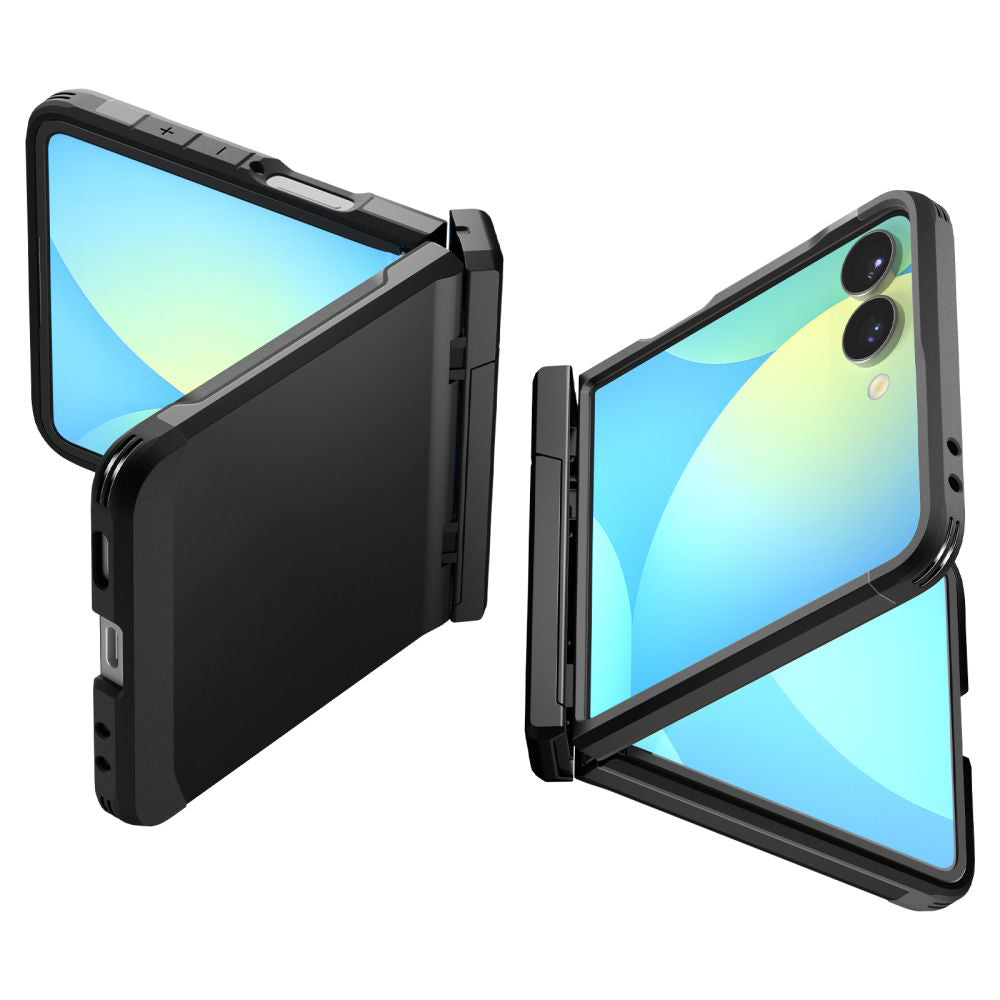 Custodia MagSafe per Samsung Galaxy Z Flip7 F766, Spigen, Tough Armor Pro, Nera ACS09561