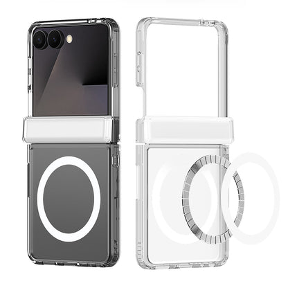 Custodia MagSafe per Samsung Galaxy Z Flip8 F776, DUX DUCIS, Chiara, Trasparente