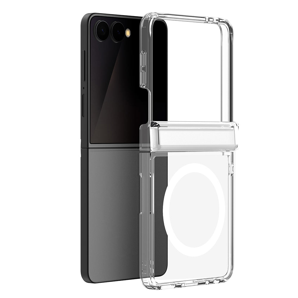 Custodia MagSafe per Samsung Galaxy Z Flip8 F776, DUX DUCIS, Chiara, Trasparente