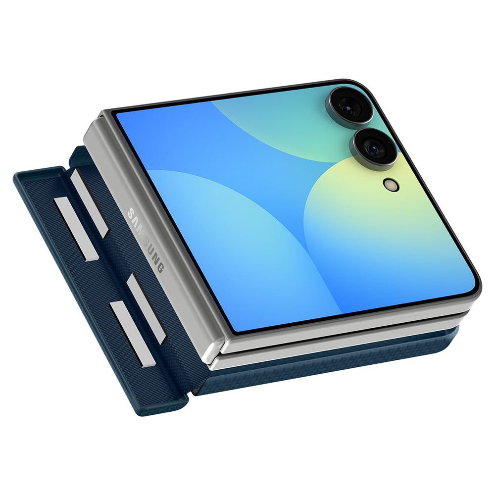 Custodia MagSafe per Samsung Galaxy Z Flip8 F776, Spigen, Air Skin, Blu Navy ACS11514