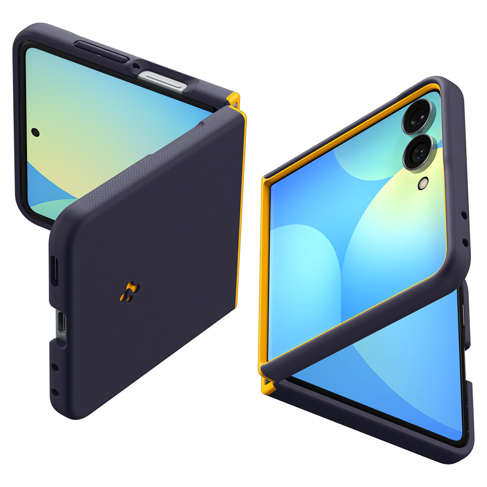 Custodia MagSafe per Samsung Galaxy Z Flip8 F776, Spigen, Caseology Nano Pop, Viola ACS11522