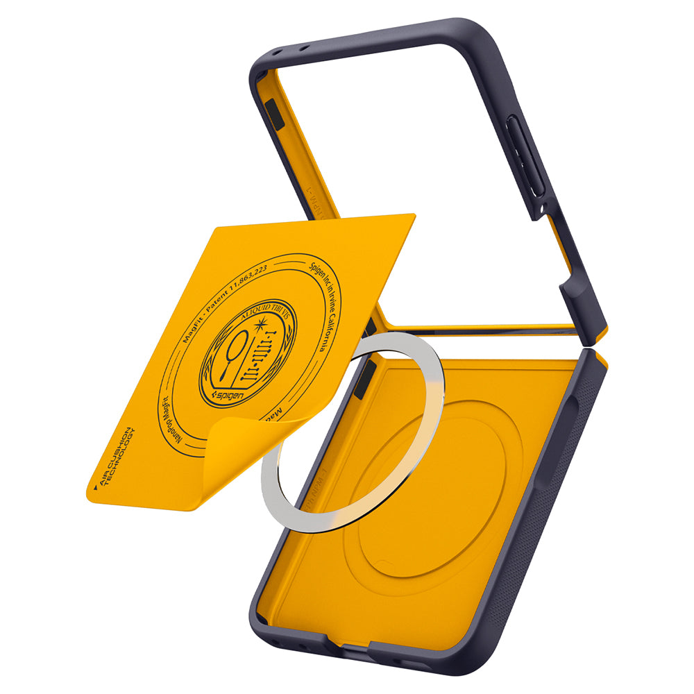 Custodia MagSafe per Samsung Galaxy Z Flip8 F776, Spigen, Caseology Nano Pop, Viola ACS11522