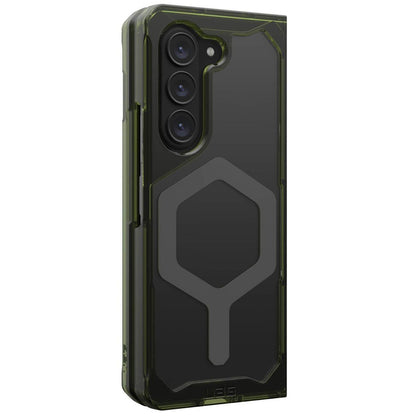 Custodia MagSafe per Samsung Galaxy Z Fold5 F946, Urban Armor Gear, Plyo Pro, Verde Grigio