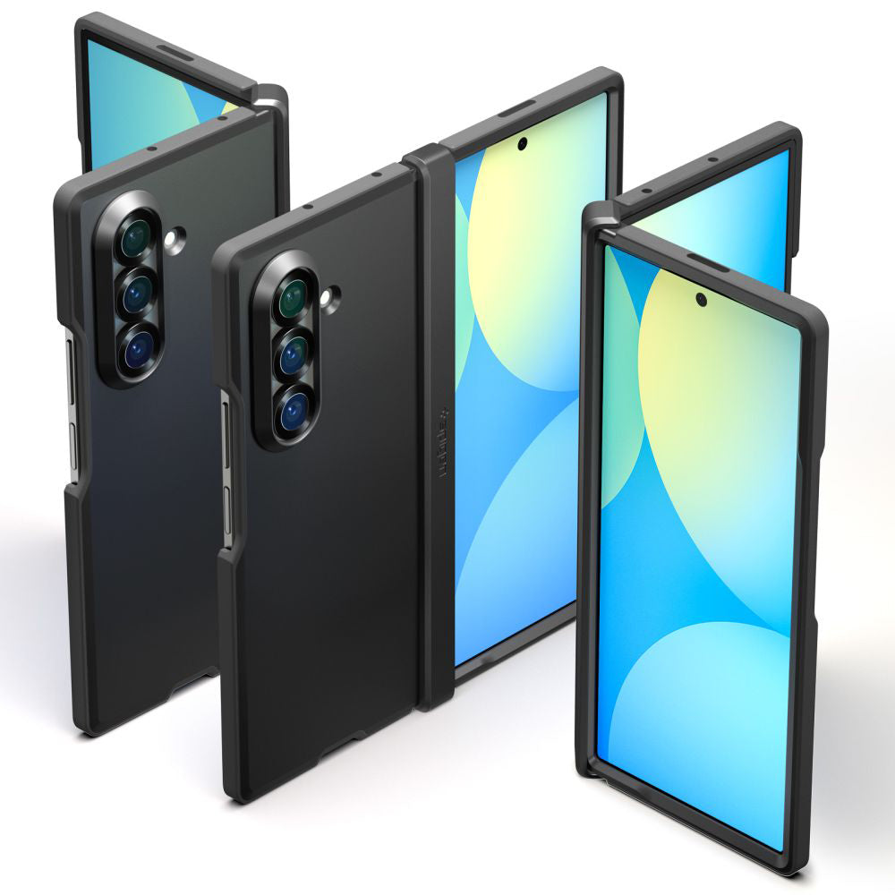 Custodia MagSafe per Samsung Galaxy Z Fold7 F966, Spigen, Tough Armor Pro, Nera ACS09549