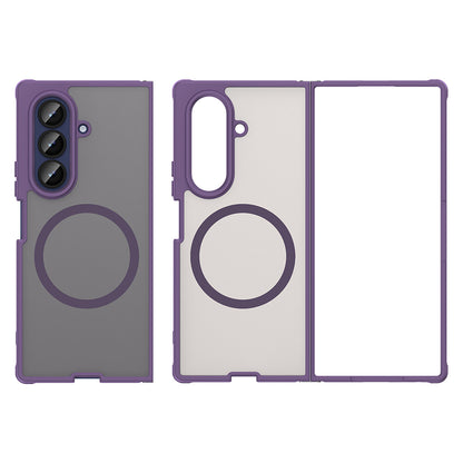 Custodia MagSafe per Samsung Galaxy Z Fold7 F966, Techsuit, HaloFrost II, Viola
