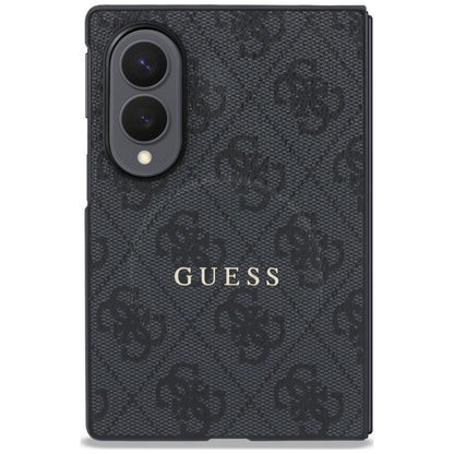 Custodia MagSafe per Samsung Galaxy Z Fold8 F971, Guess, 4G Leather Classic, Nera