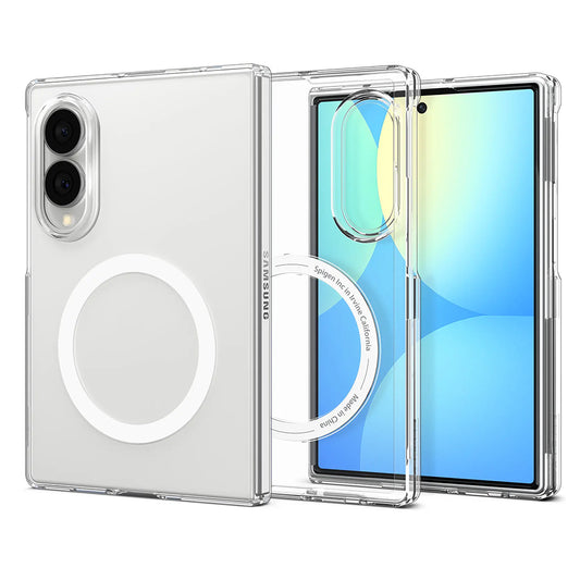 Custodia MagSafe per Samsung Galaxy Z Fold8 F971, Spigen, Air Skin, Trasparente Bianca ACS11952