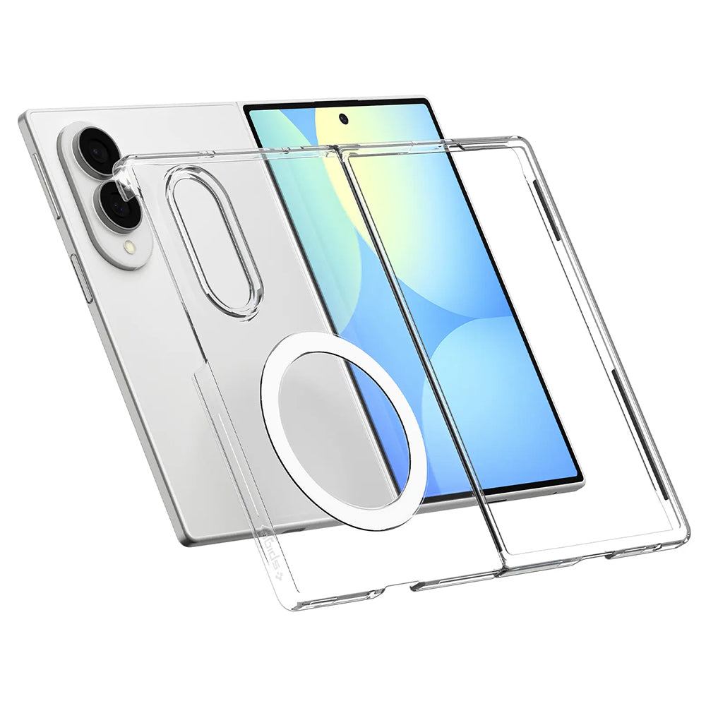Custodia MagSafe per Samsung Galaxy Z Fold8 F971, Spigen, Air Skin, Trasparente Bianca ACS11952
