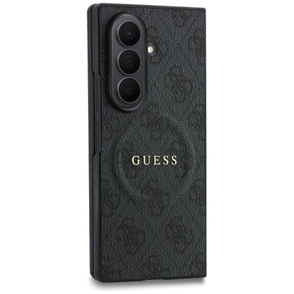 Custodia MagSafe per Samsung Galaxy Z Fold8 Ultra F976, Guess, 4G Leather Classic, Nera