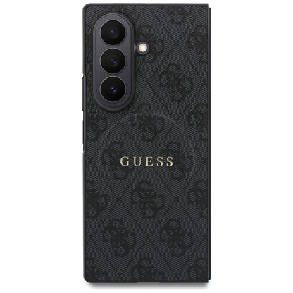 Custodia MagSafe per Samsung Galaxy Z Fold8 Ultra F976, Guess, 4G Leather Classic, Nera