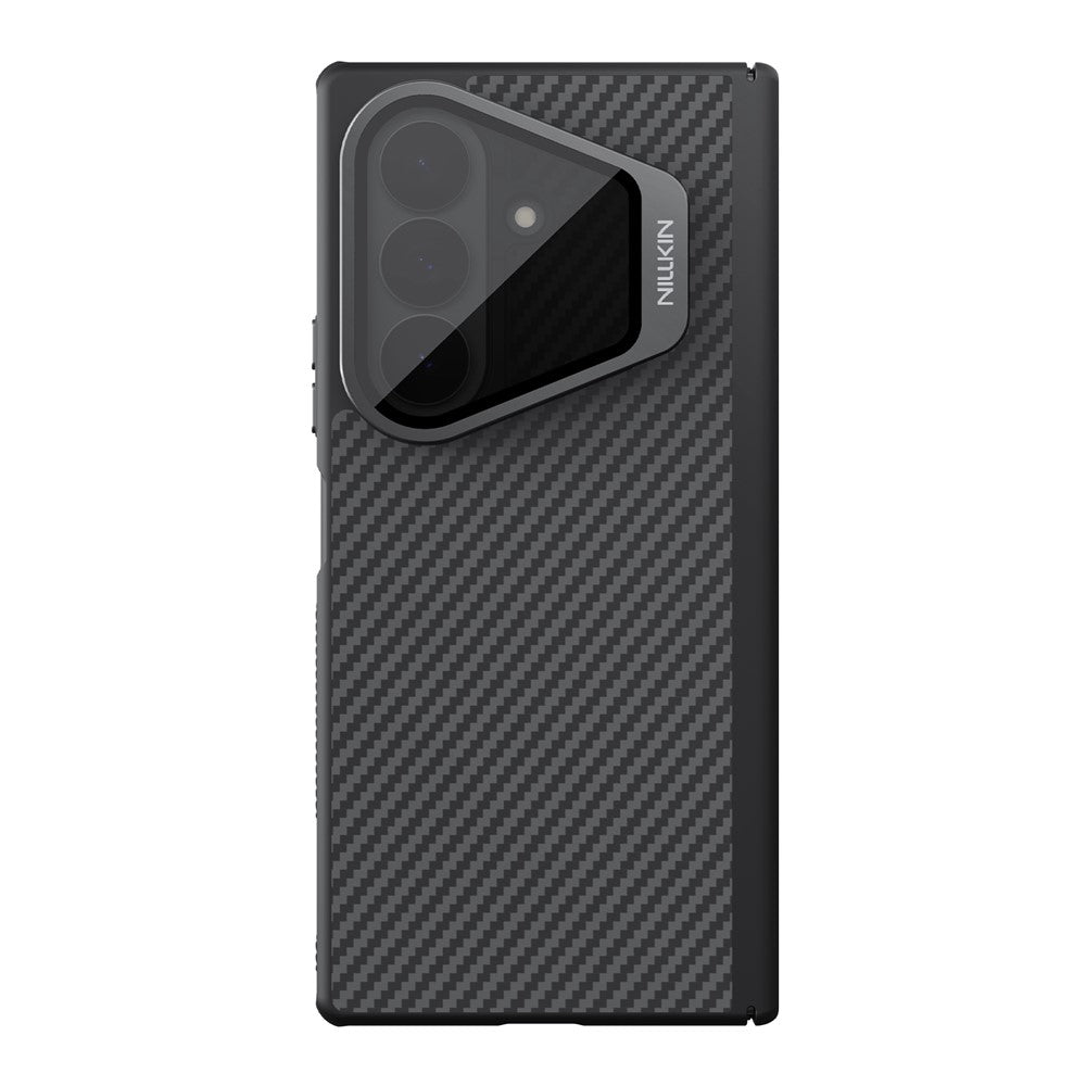 Custodia MagSafe per Samsung Galaxy Z Fold8 Ultra F976, Nillkin, CarboProp con copertura obiettivo nera trasparente, Nera