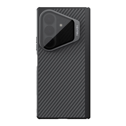 Custodia MagSafe per Samsung Galaxy Z Fold8 Ultra F976, Nillkin, CarboProp con copertura obiettivo nera trasparente, Nera