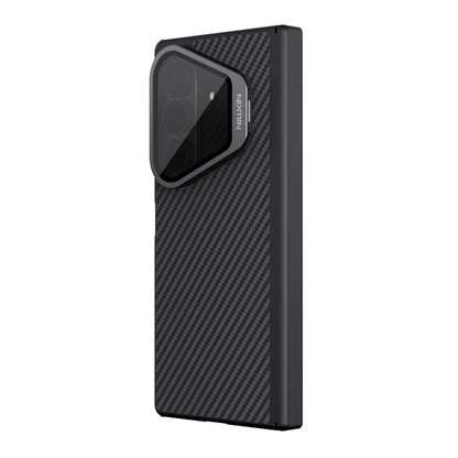 Custodia MagSafe per Samsung Galaxy Z Fold8 Ultra F976, Nillkin, CarboProp con copertura obiettivo nera trasparente, Nera