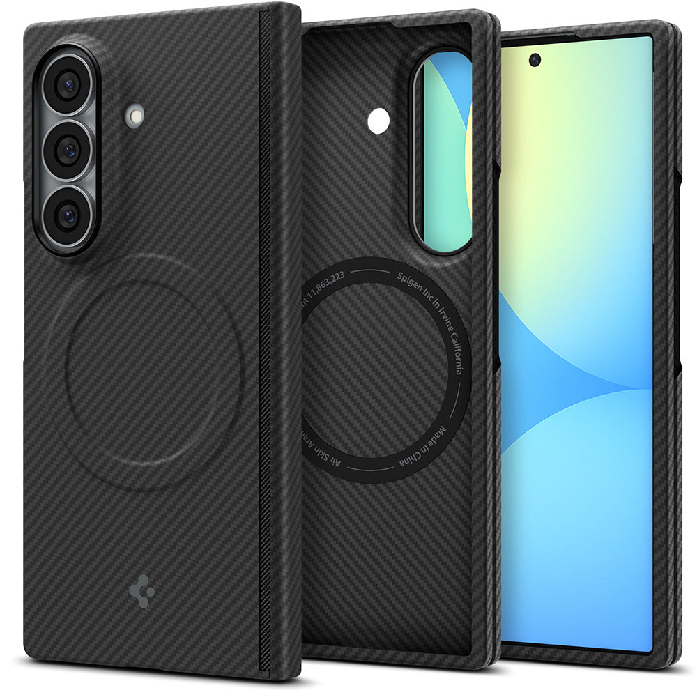 Custodia MagSafe per Samsung Galaxy Z Fold8 Ultra F976, Spigen, Air Skin, Nera ACS11510