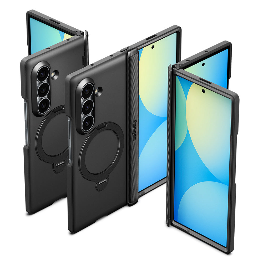 Custodia MagSafe per Samsung Galaxy Z Fold8 Ultra F976, Spigen, Slim Armor Pro S, Nera ACS11778