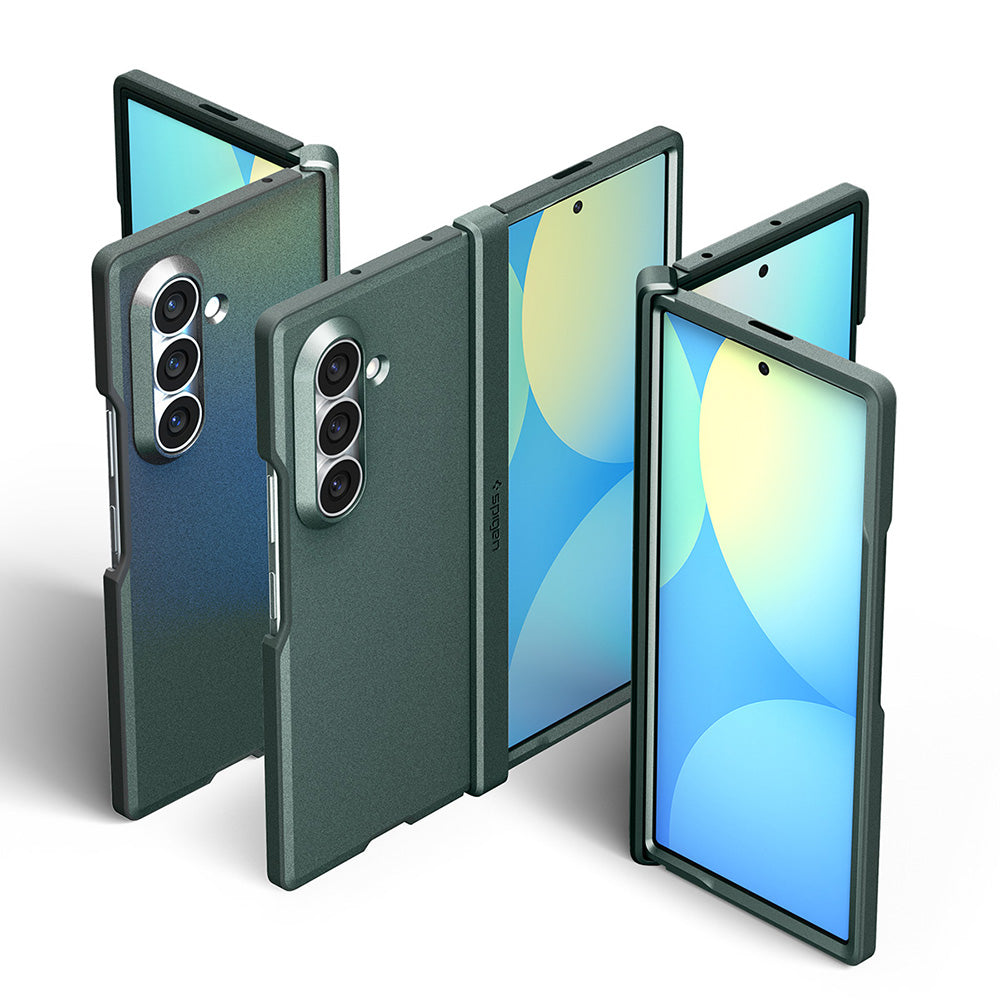 Custodia MagSafe per Samsung Galaxy Z Fold8 Ultra F976, Spigen, Tough Armor Pro, Verde ACS11851